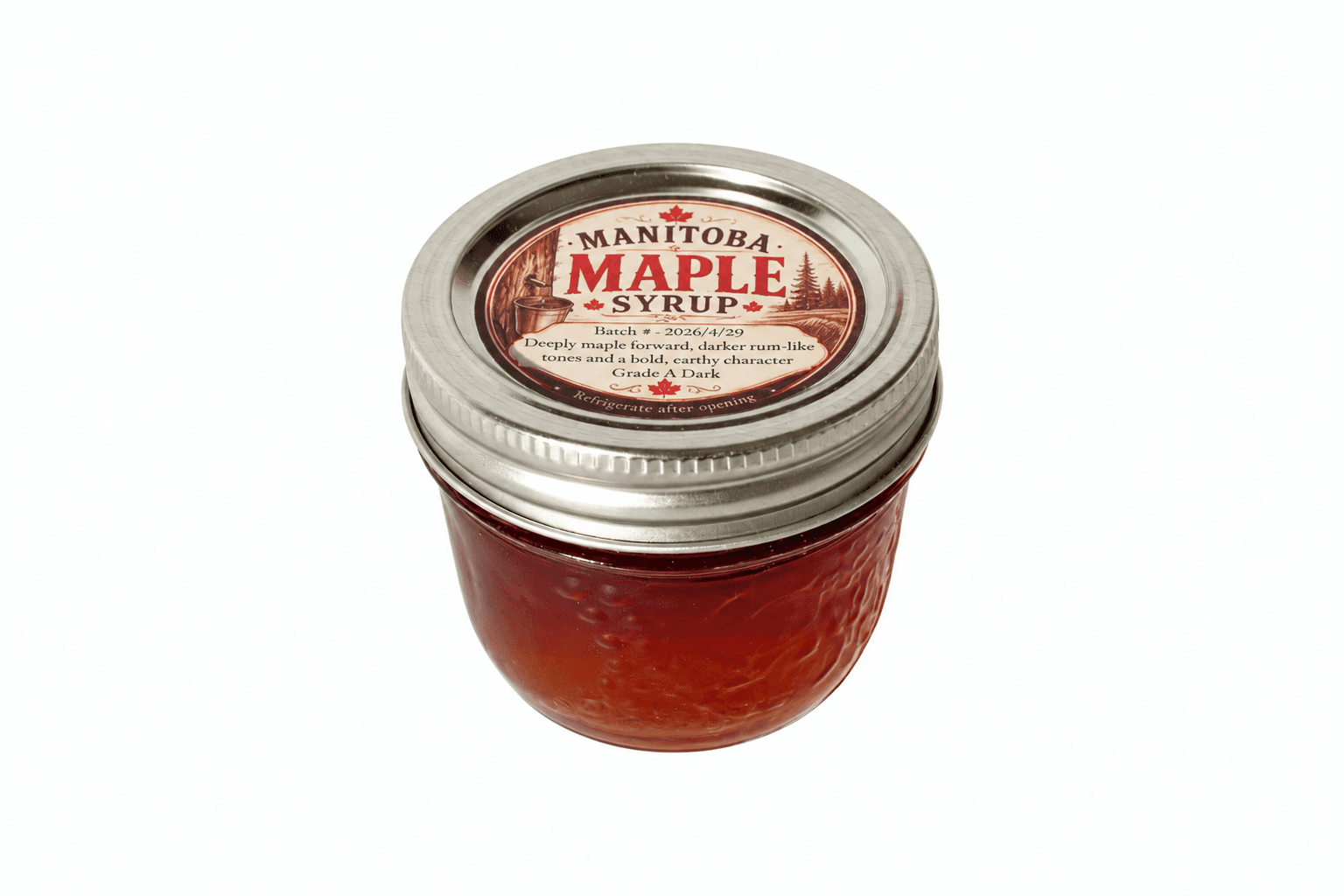 Batch 4 maple syrup jar
